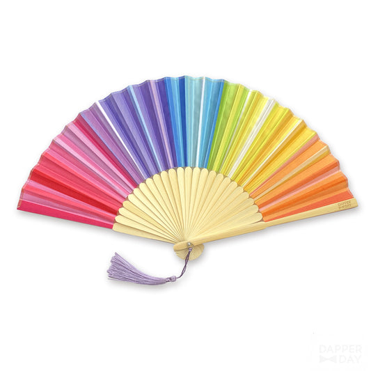 Spectrum Rainbow Print Fan