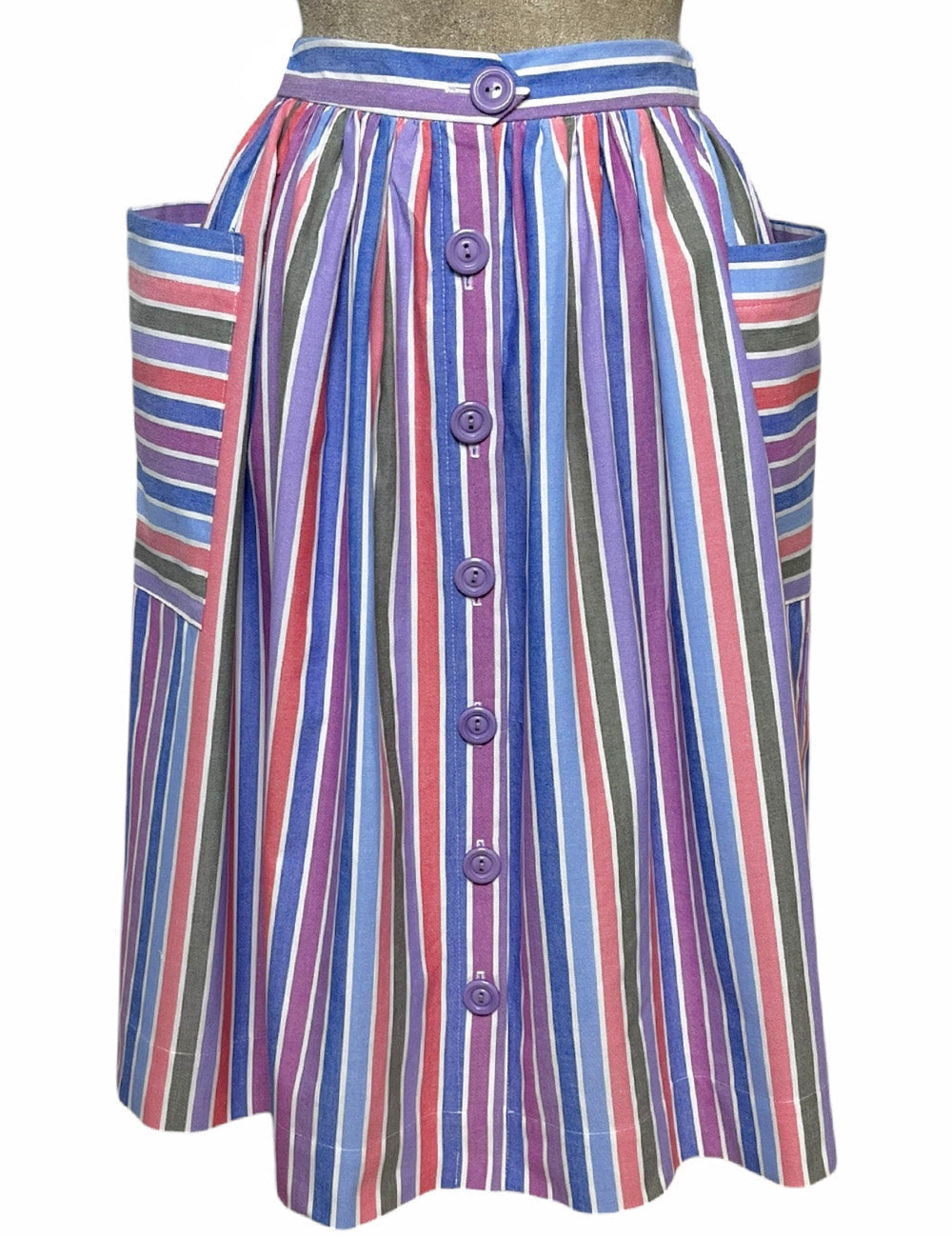 Scout 40s Colorful Cabana Stripe Petunia Skirt