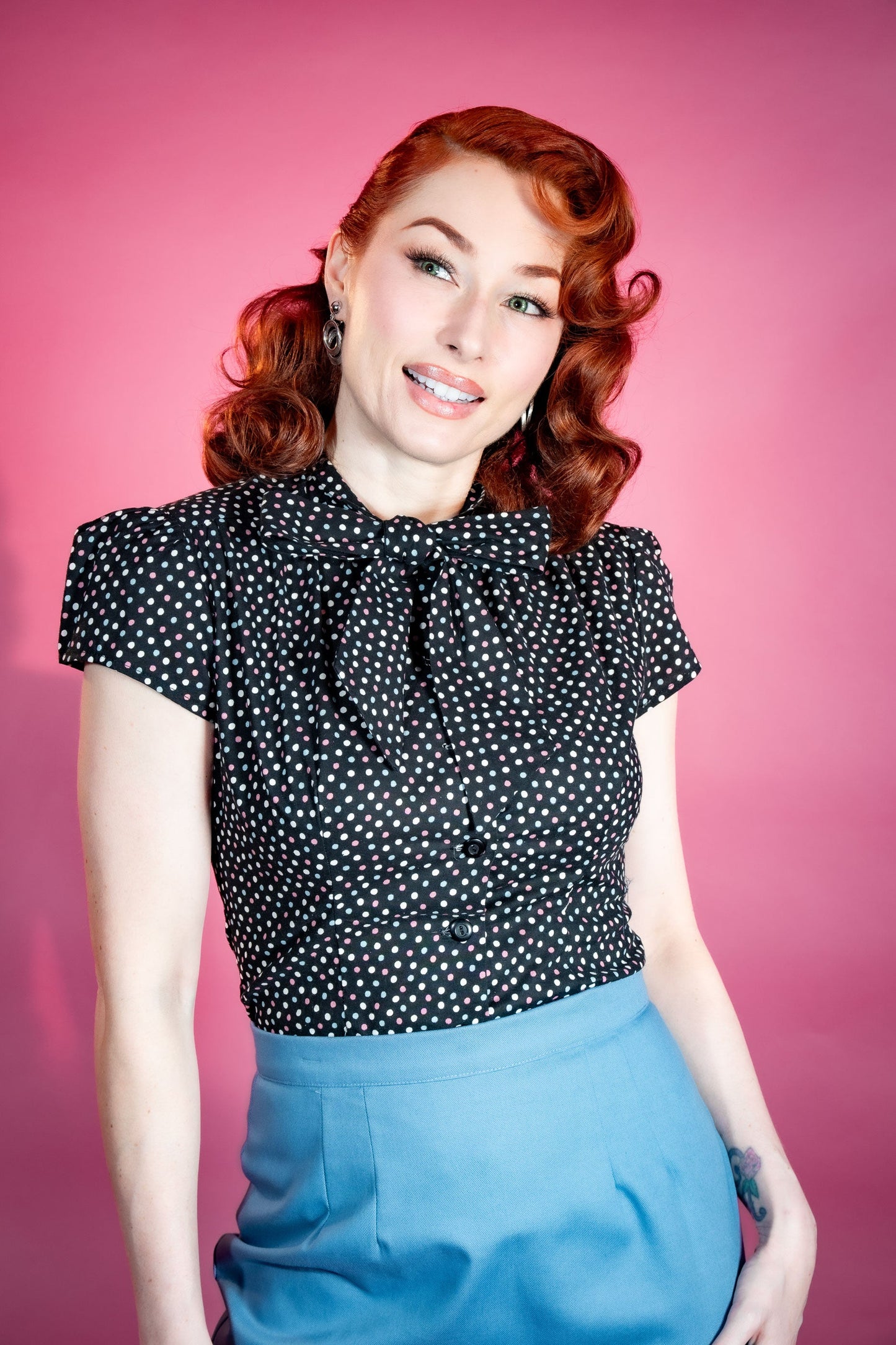 Estelle Blouse - Confetti Dot