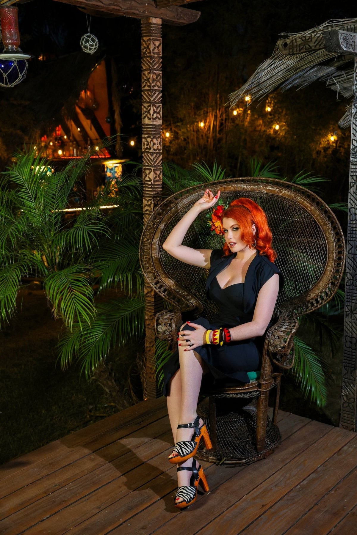 Bali Hai Sarong Dress - Jet Black