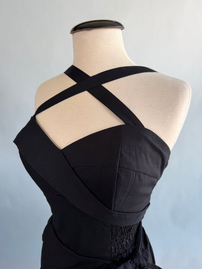 Bali Hai Sarong Dress - Jet Black