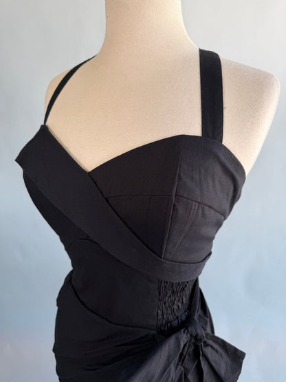 Bali Hai Sarong Dress - Jet Black
