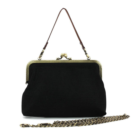 Kitty Ghost Clutch with Convertable Strap