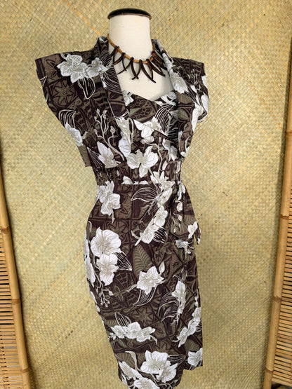 Lorelei's Vintage-Bali Hai Bolero- The Royal Orchid Collection- Coconut