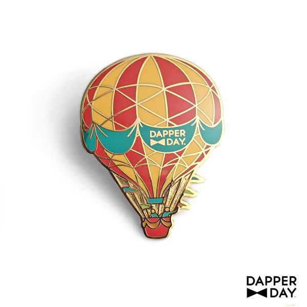 DAPPER DAY Hot Air Balloon Pin - Final Sale