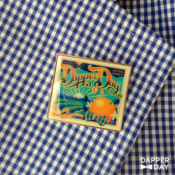 DAPPER DAY Orange Grove Lapel Pin - Finale Sale
