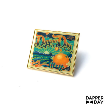 DAPPER DAY Orange Grove Lapel Pin - Finale Sale