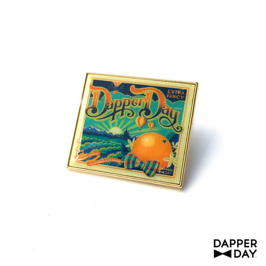 DAPPER DAY Orange Grove Lapel Pin - Finale Sale