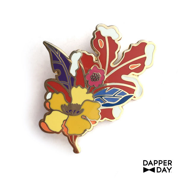First Frost Leaf Pin - Final Sale