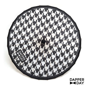 *ONLY ONE LEFT* Houndstooth Print Parasol