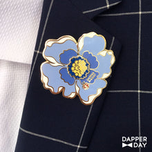 Load image into Gallery viewer, Big-Blue Boutonnière Pin
