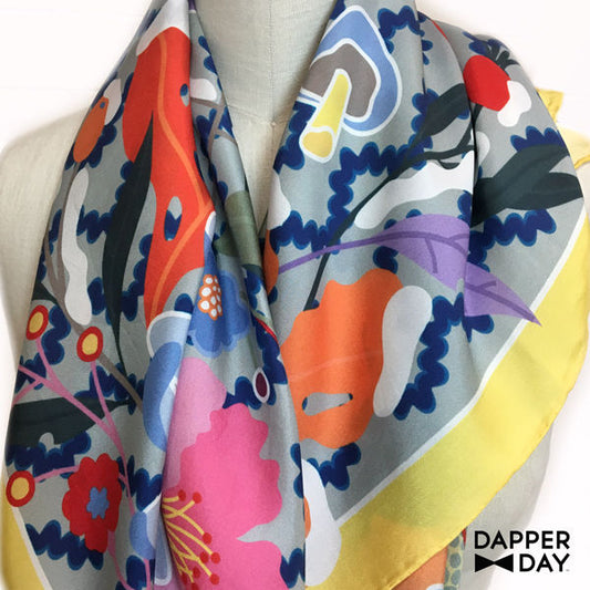 First Frost Silk Scarf - Final Sale