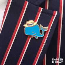Load image into Gallery viewer, Happy Whale Pin
