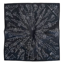 Load image into Gallery viewer, Bats’ Night Out Cotton Pocket Square

