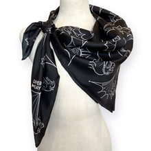 Load image into Gallery viewer, Bats’ Night Out Silk Scarf
