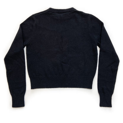 Bats’ Night Out Cropped Knit Pullover