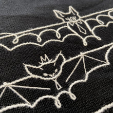 Load image into Gallery viewer, Bats’ Night Out Cropped Knit Pullover
