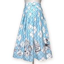 Load image into Gallery viewer, Wonderland Blue Check Skirt
