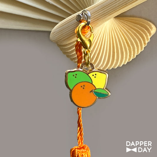 'Citrus Gingham' Fan
