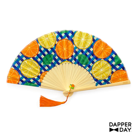 'Citrus Gingham' Fan