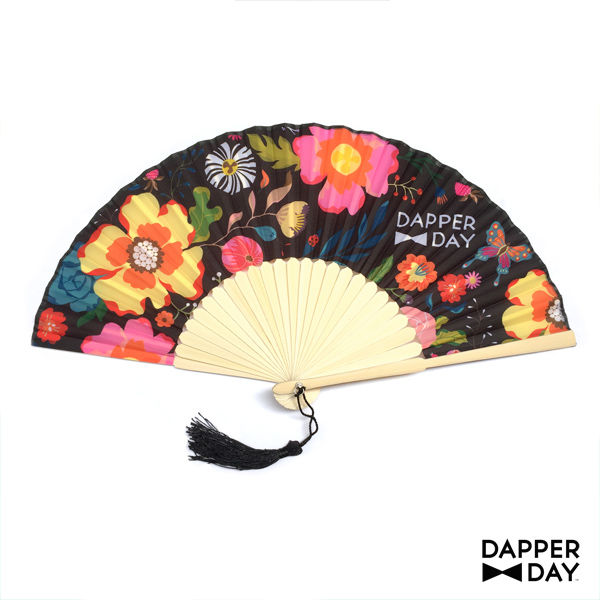 Garden Party Fan (Black)