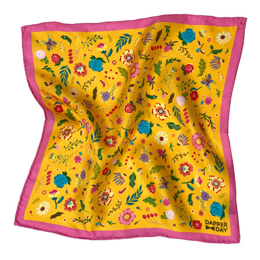 Garden Party Pocket Square - Final Sale