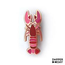 Load image into Gallery viewer, Lounging Lobster Pin

