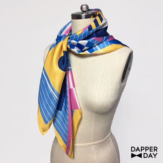 Flags Ahoy Silk Scarf - Final Sale