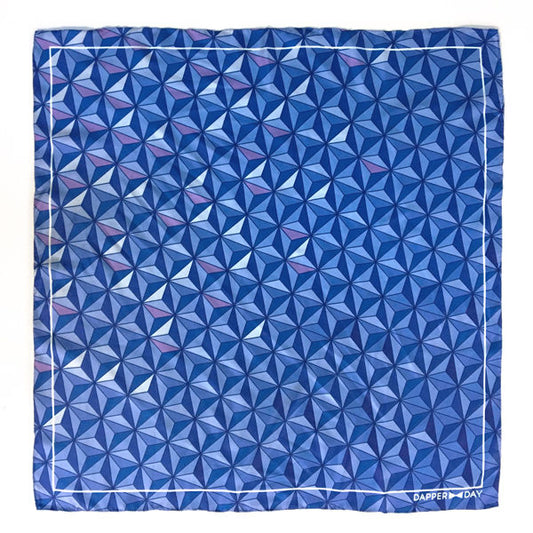 Sharkstooth Print Silk Scarf - Final Sale