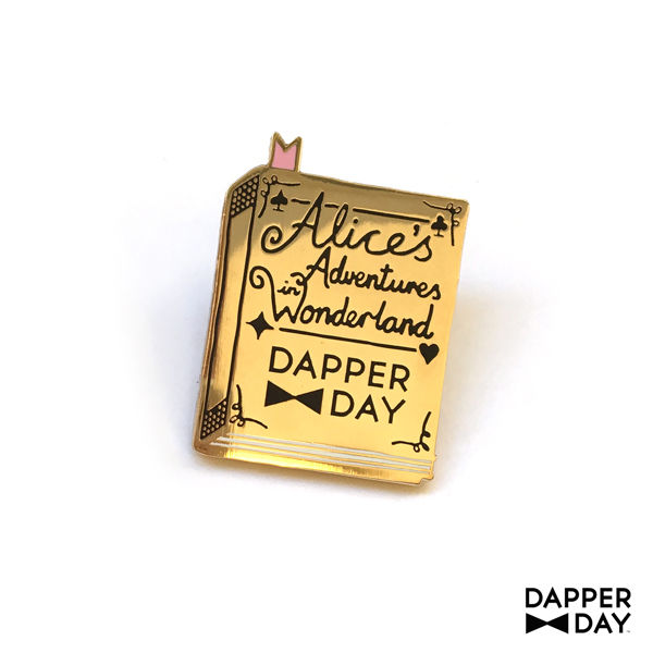 Wonderland Book Pin