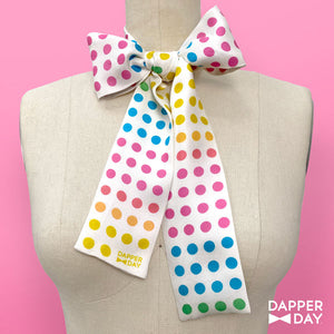 Dot Candy Print Silk Scarf