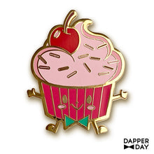 Load image into Gallery viewer, Yummerz Cherry Cupcake Pin
