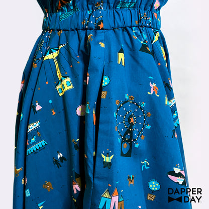 'County Fair' Cotton Popover Dress