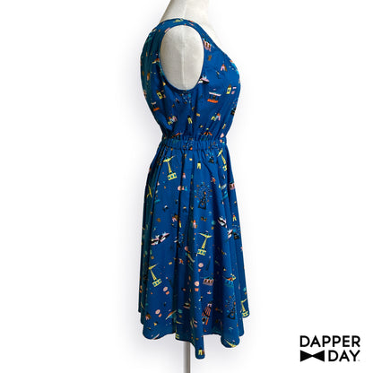 'County Fair' Cotton Popover Dress