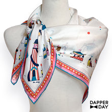 Load image into Gallery viewer, &#39;County Fair&#39; Silk Scarf
