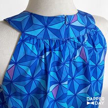 Load image into Gallery viewer, &#39;Sharkstooth&#39; Cotton Trapeze Dress
