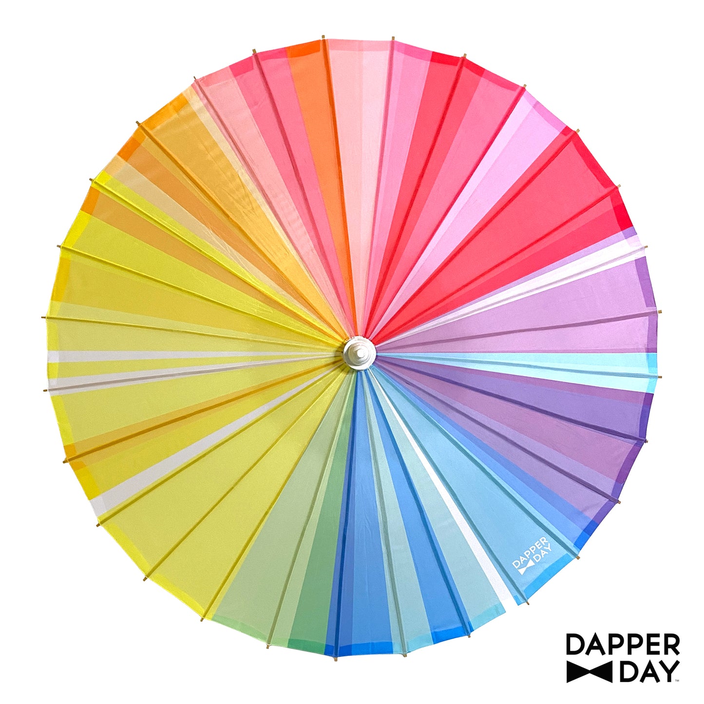 Spectrum Rainbow Print Parasol