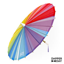 Load image into Gallery viewer, Spectrum Rainbow Print Parasol
