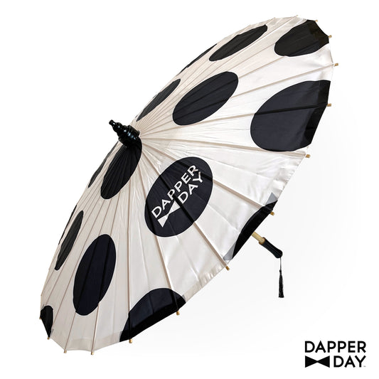 Spot-On Parasol: Black on White