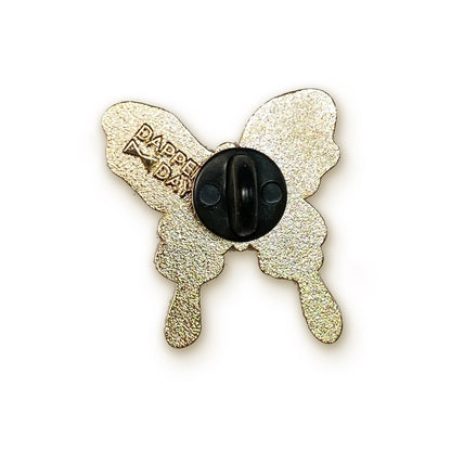 ‘Garden Party’ Butterfly Pin (Aqua)