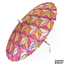 Load image into Gallery viewer, Sharkstooth Print Parasol (Tangerine)
